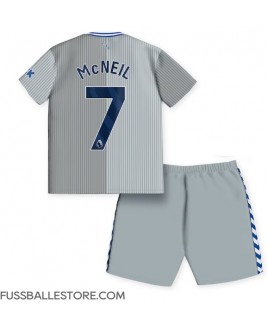 Günstige Everton Dwight McNeil #7 3rd trikot Kinder 2023-24 Kurzarm (+ Kurze Hosen)